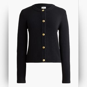 J.Crew Black Plus Size Button-down Cardigan sweater jacket 3x